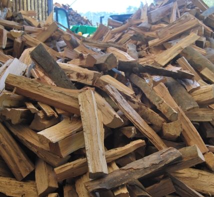 leña para comprar en verano y almacenar para los meses fríos de invierno